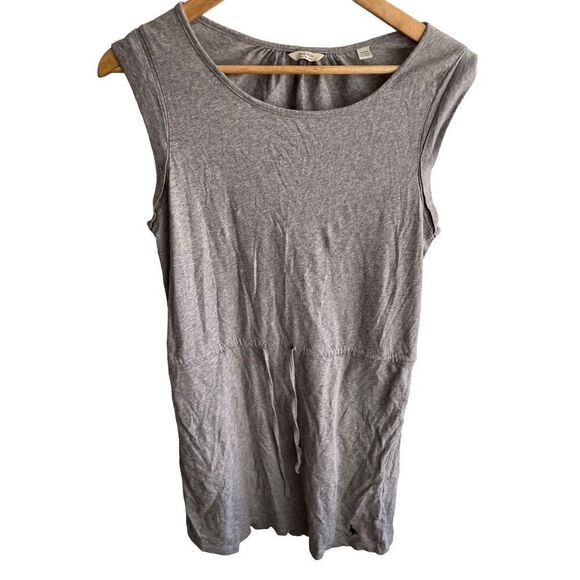 Jack Wills Gray Drawstring Waist Cuffed Tank Pocket Dress - Picture 1 of 9